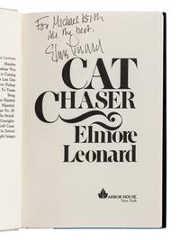 LEONARD, Elmore (1925-2013). A group of 11 FIRST EDITIONS of Leonard’s works later adapted into films, ALL SIGNED OR INSCRIBED, comprising: