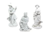 Three Blanc de Chine Porcelain Articles — 20TH CENTURY