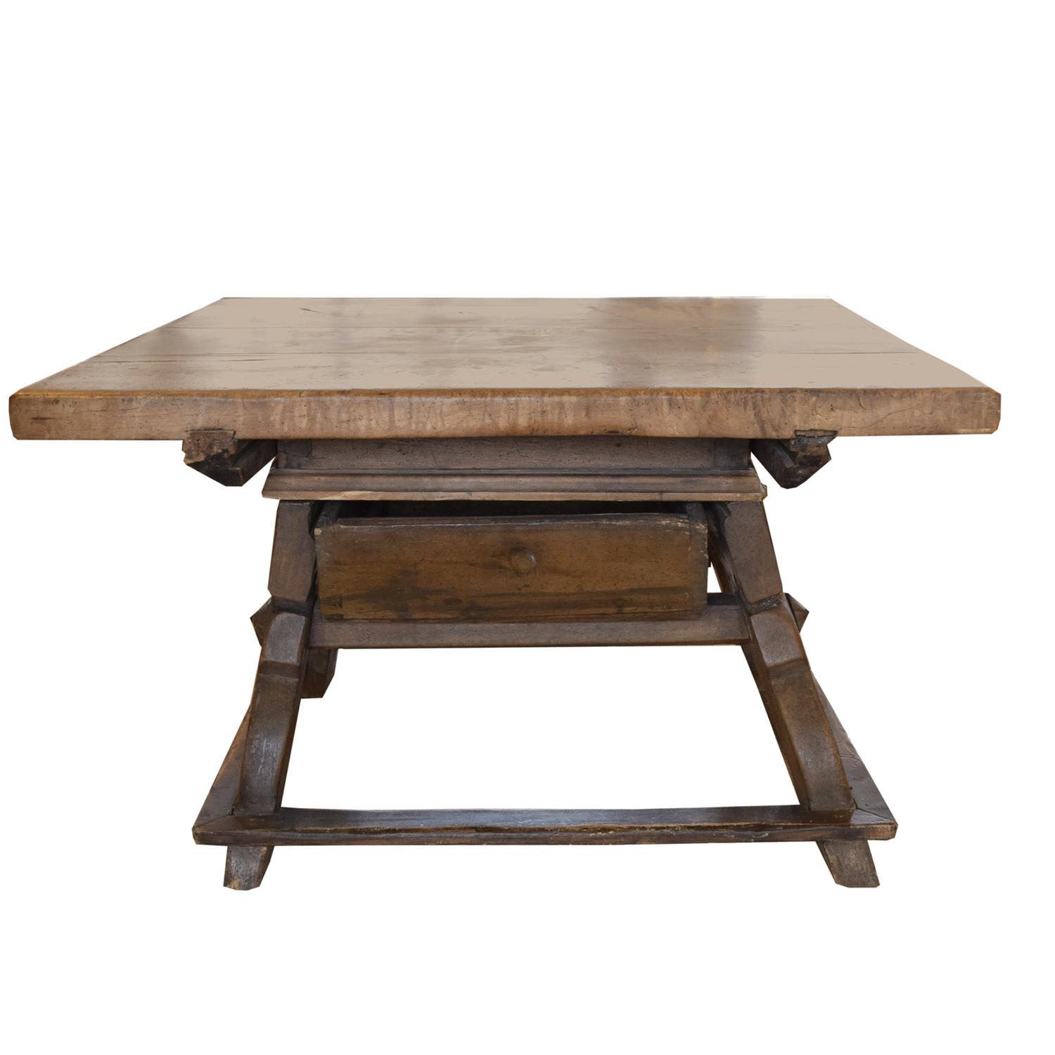 A Bavarian Jogl Table 51.5" W x 49" D x 30.5" H — Germany, 19th Century