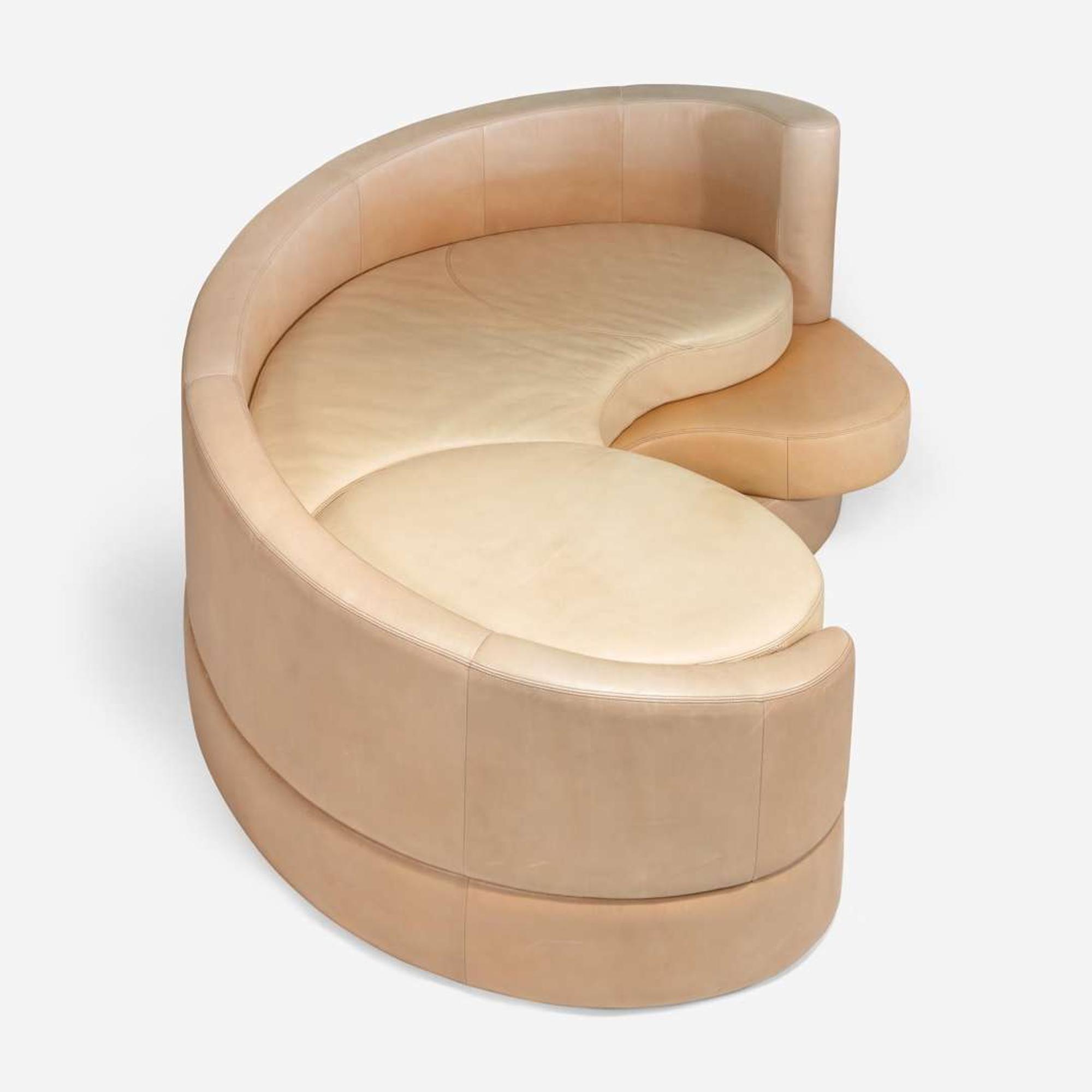 Vladimir Kagan (American, 1927-2016) Dot Com Sofa, American Leather, USA, circa 1997