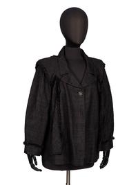 Chanel, Black Silk Tweed Jacket