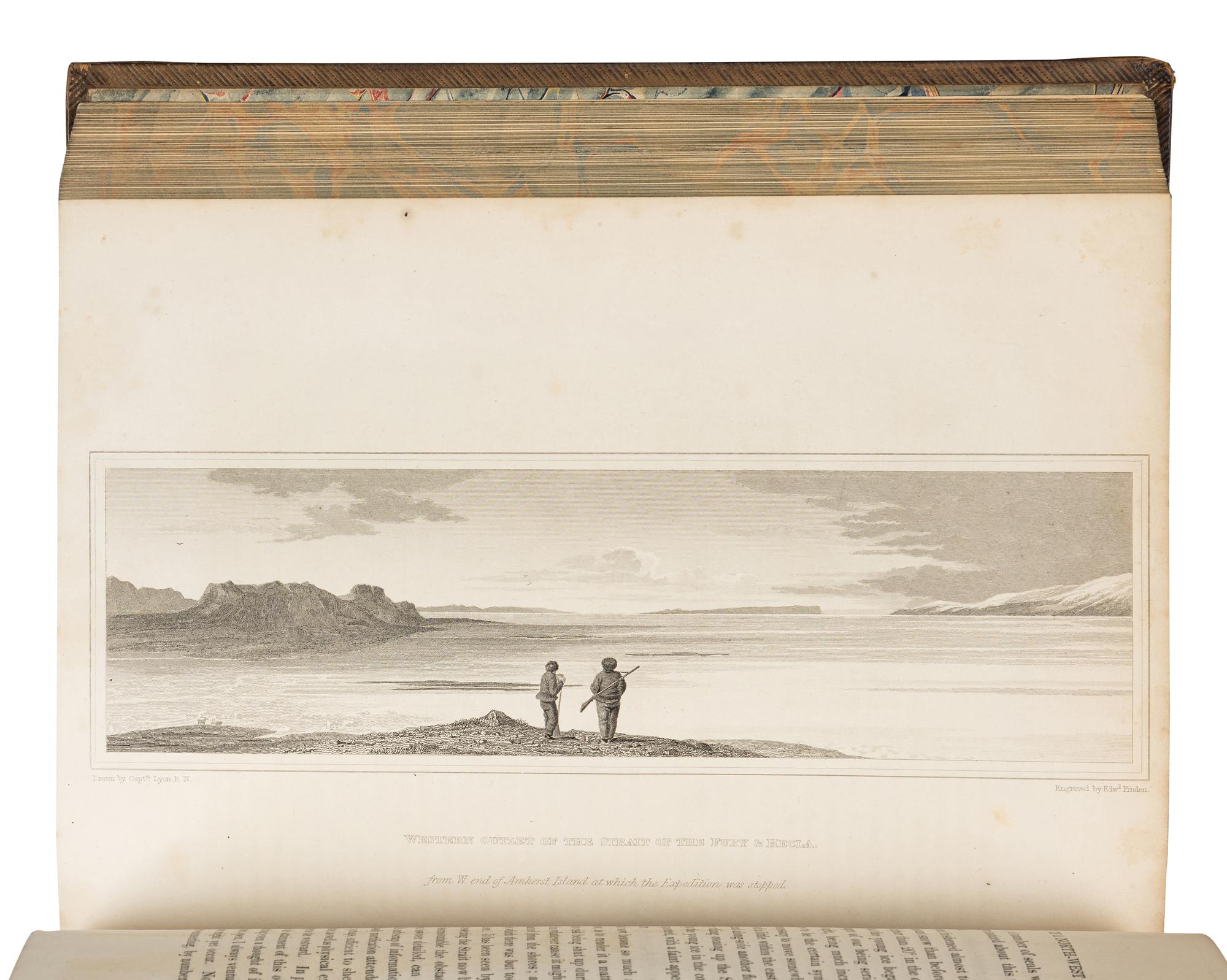 PARRY, William Edward, Sir (1790-1855). Journal of a Second Voyage for the Discovery of a North-West Passage from the Atlantic to the Pacific; Performed in the Years 1821-22-23, in His Majesty's Ships Fury and Hecla . London: William Clowes for John Murray, 1824.