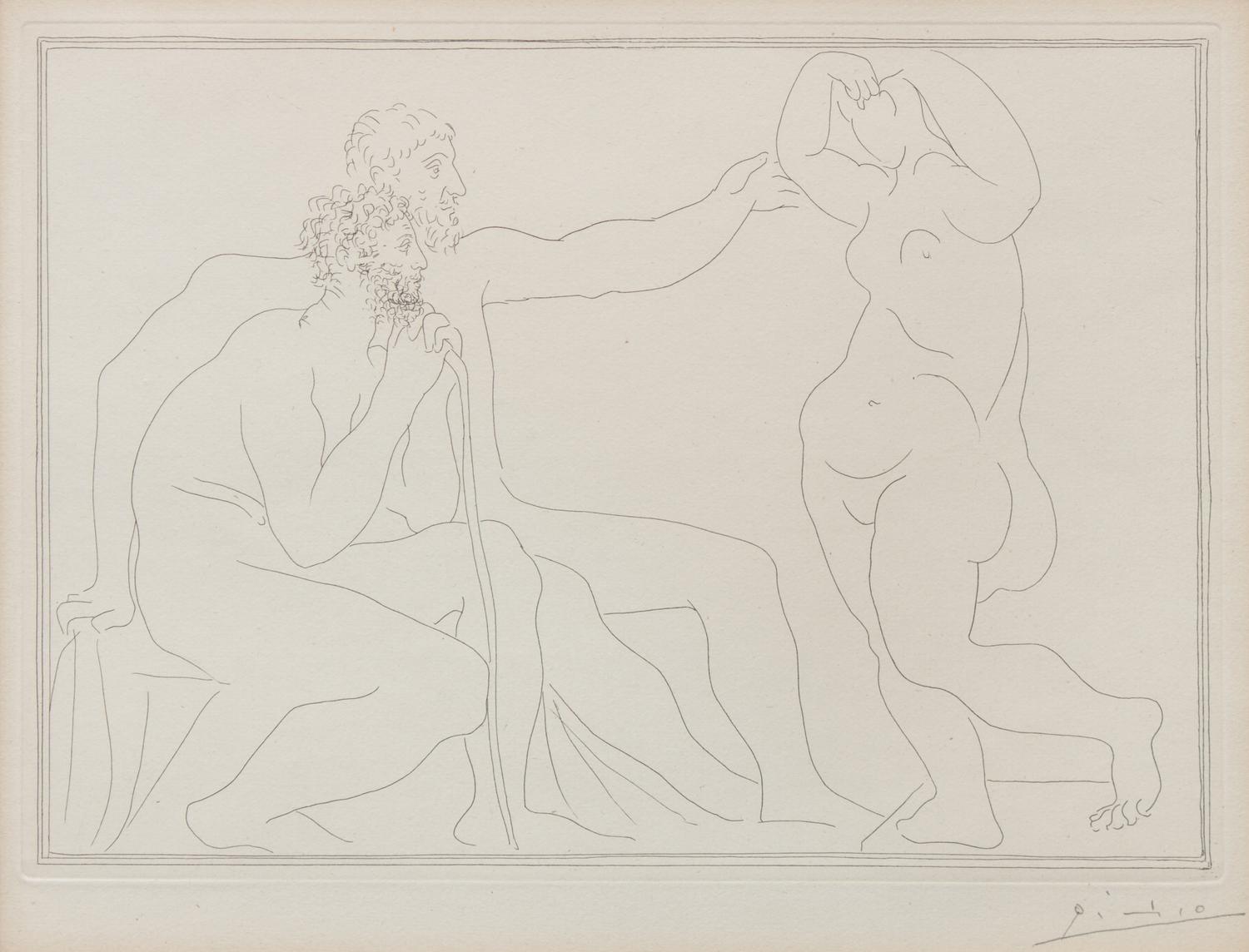 Deux Sculpteurs devant une statue (from La Suite Vollard )