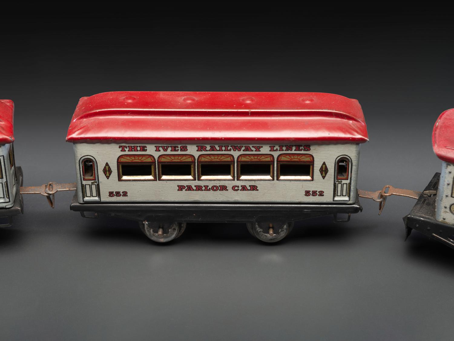 An Ives Tin Lithograph Train Set
