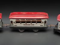 An Ives Tin Lithograph Train Set