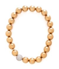 YELLOW GOLD AND DIAMOND NECKLACE