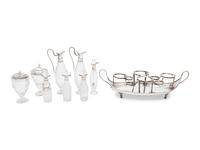 A George III Silver Cruet Set