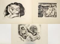 Mary Seaman, (20th century), A group of five lithographs