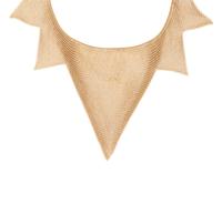 Tiffany & Co., Elsa Peretti, Yellow Gold Mesh Necklace and Earrings