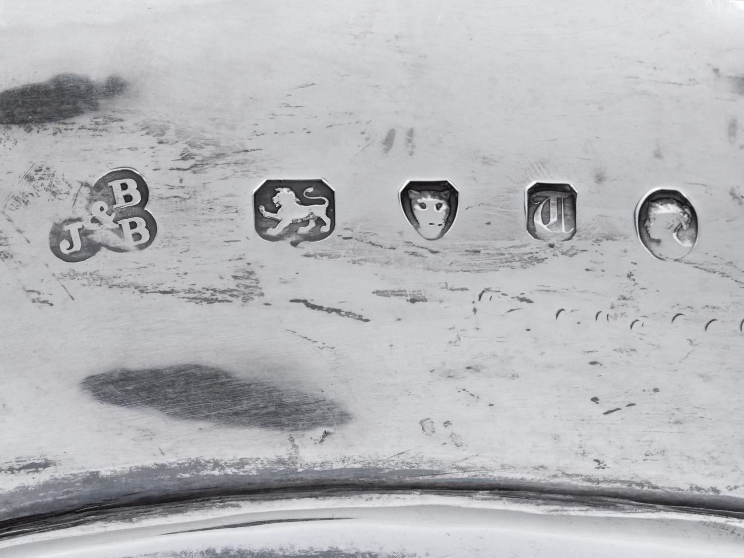 A Victorian Silver Tray