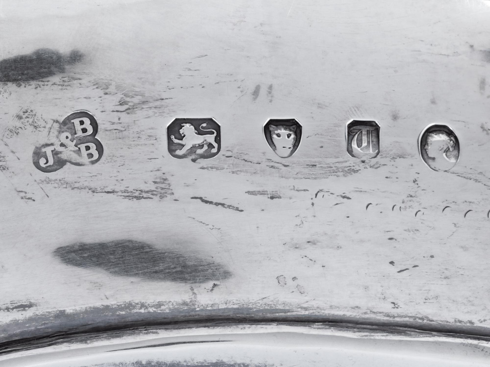 A Victorian Silver Tray