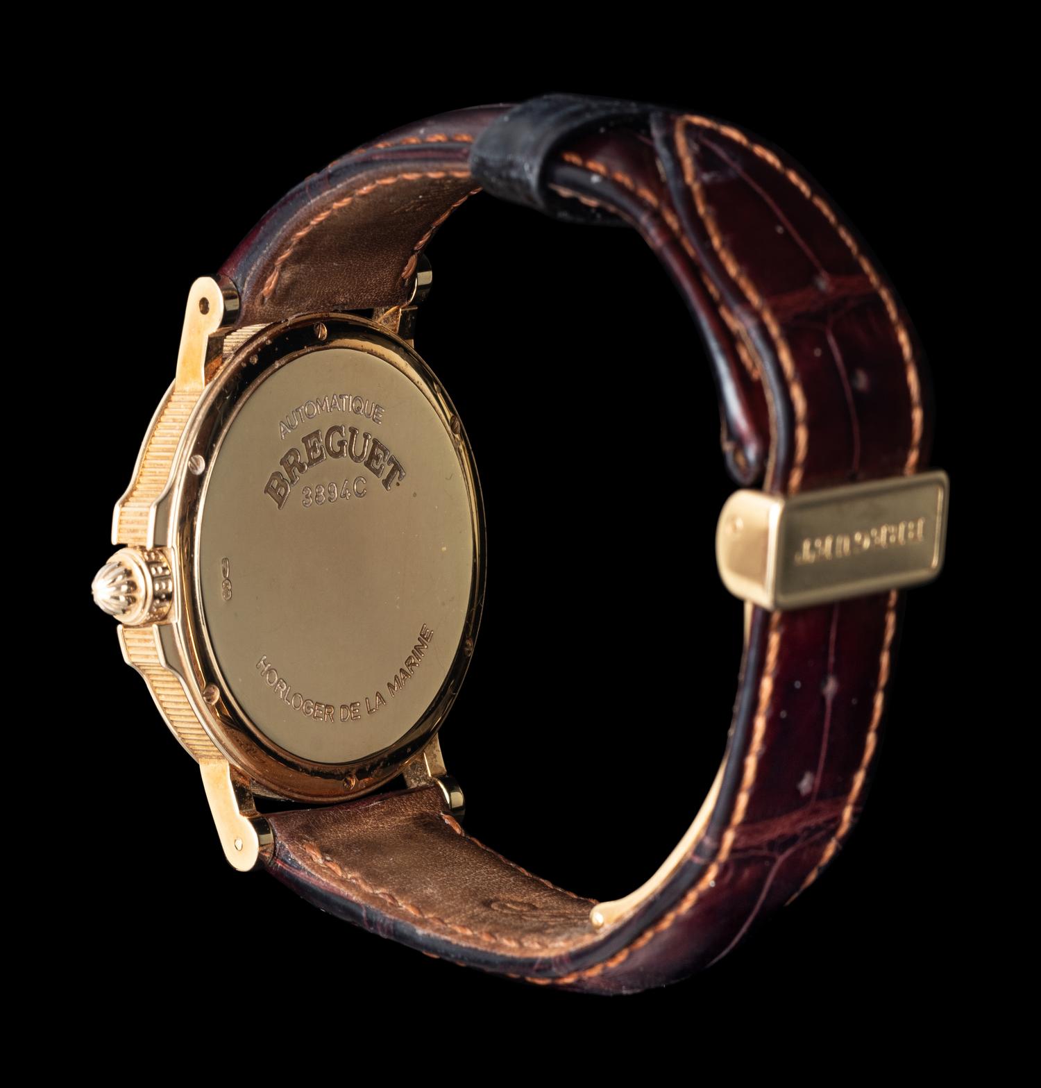 BREGUET, REF. 3400 18K YELLOW GOLD 'MARINE' WATCH