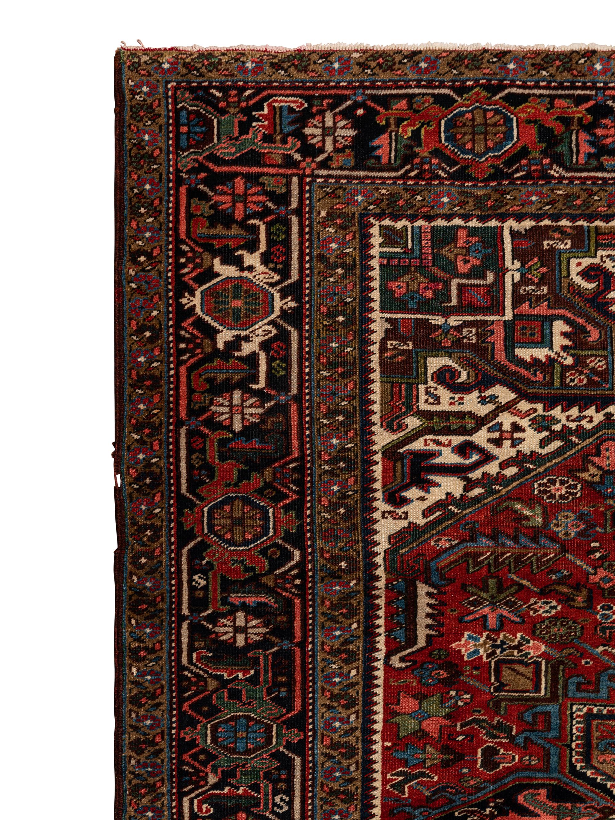 A Heriz Wool Rug