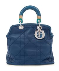 Christian Dior Blue Leather Granville Bag, 2011