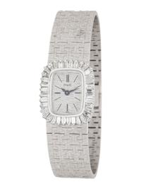 PIAGET, 18K WHITE GOLD AND DIAMOND WATCH