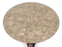 A Louis Philippe Style Center Table Height 28 x diameter 39 inches. — 20TH CENTURY