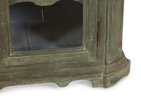 A French or Italian Painted Vitrine Cabinet