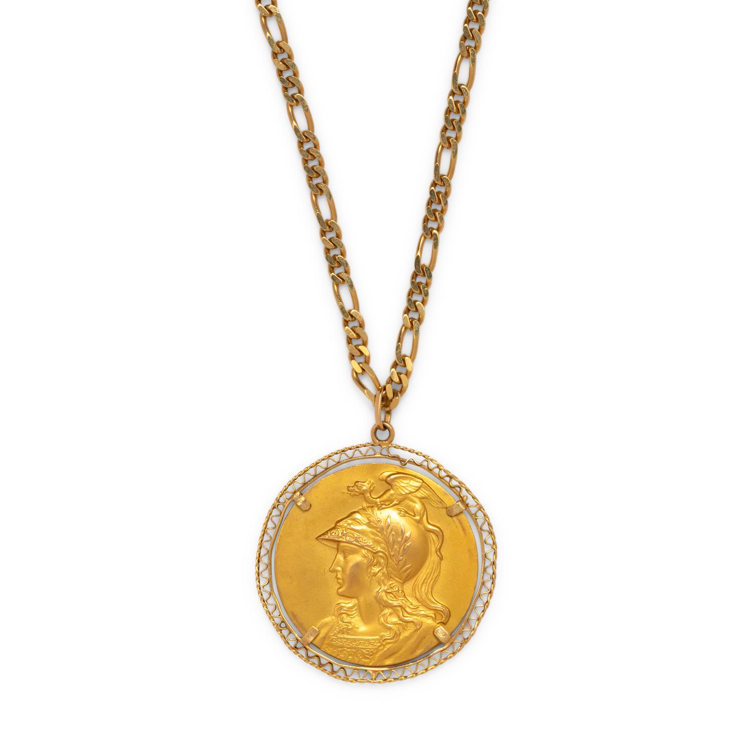YELLOW GOLD PENDANT/NECKLACE