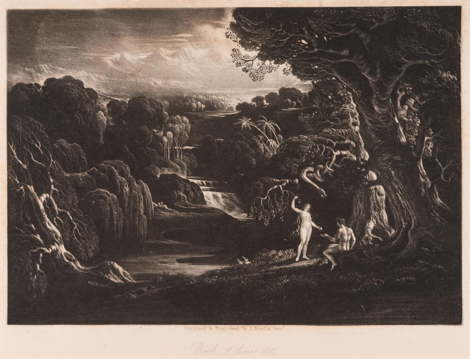 [MILTON, John]. MARTIN, John, illustrator (1789-1854). [ The Paradise Lost of Milton with Illustrations by John Martin ]. [London: Charles Tilt, 1833].