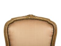 A Pair of Louis XV Style Carved and Painted Bergères — 19th/20th Century