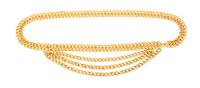 A Chanel Goldtone Chain Link Belt,