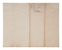 [ENSLAVEMENT & ABOLITION]. A group of 4 documents identified to the Carr and Tebbs families of Virginia, incl. references to the manumission and sale of enslaved persons.