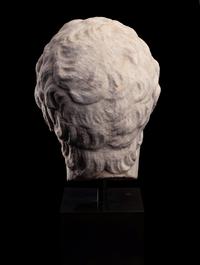 A Roman Marble Portrait Head of Alexander the Great