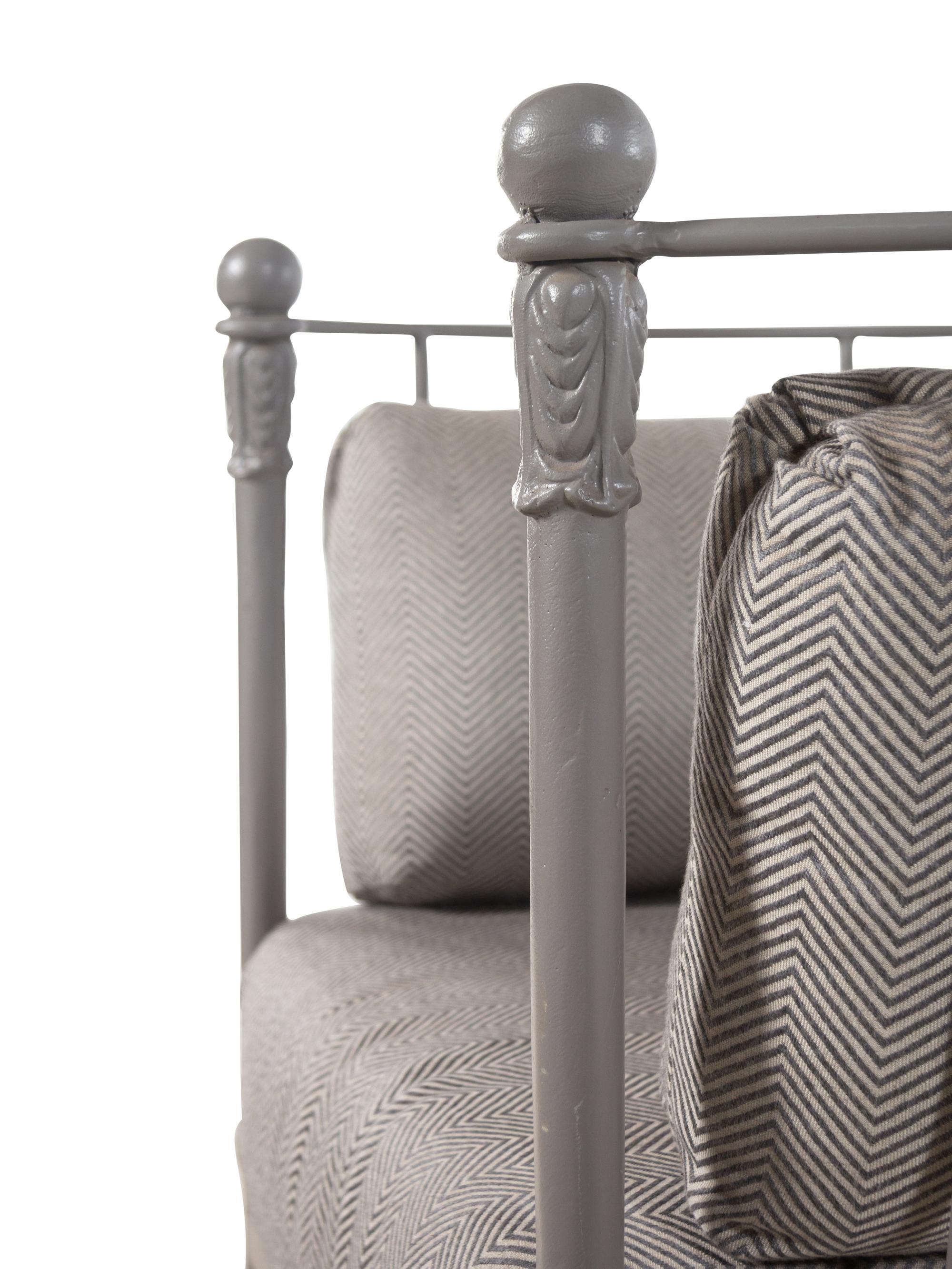 A Set of Painted Metal Patio Furniture
