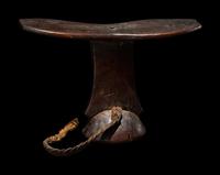 A Turkana Wood Head Rest
