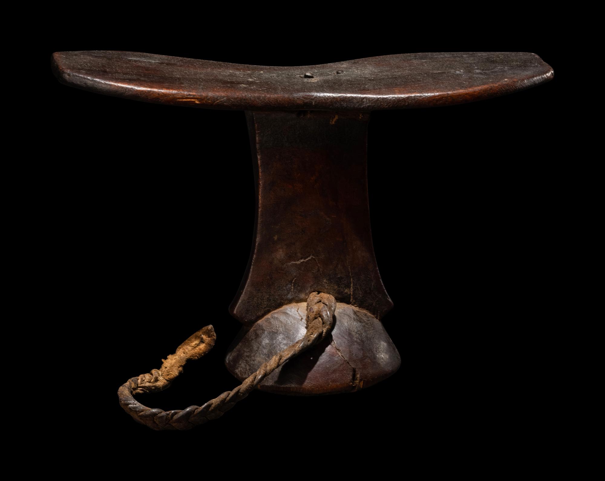 A Turkana Wood Head Rest
