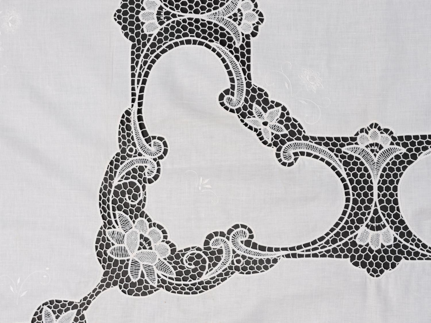 Collection of Six Cotton and Linen Lace Items