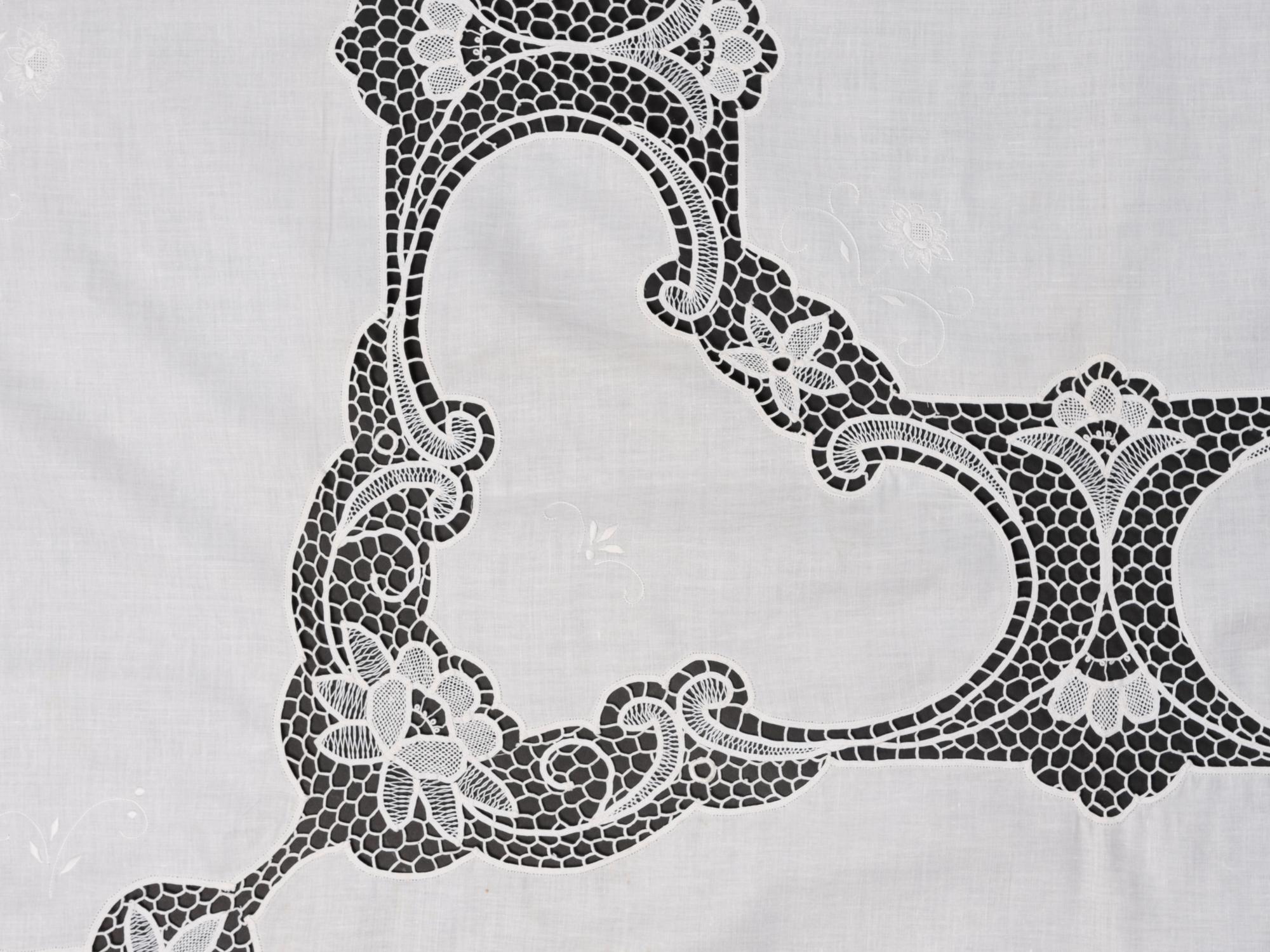 Collection of Six Cotton and Linen Lace Items