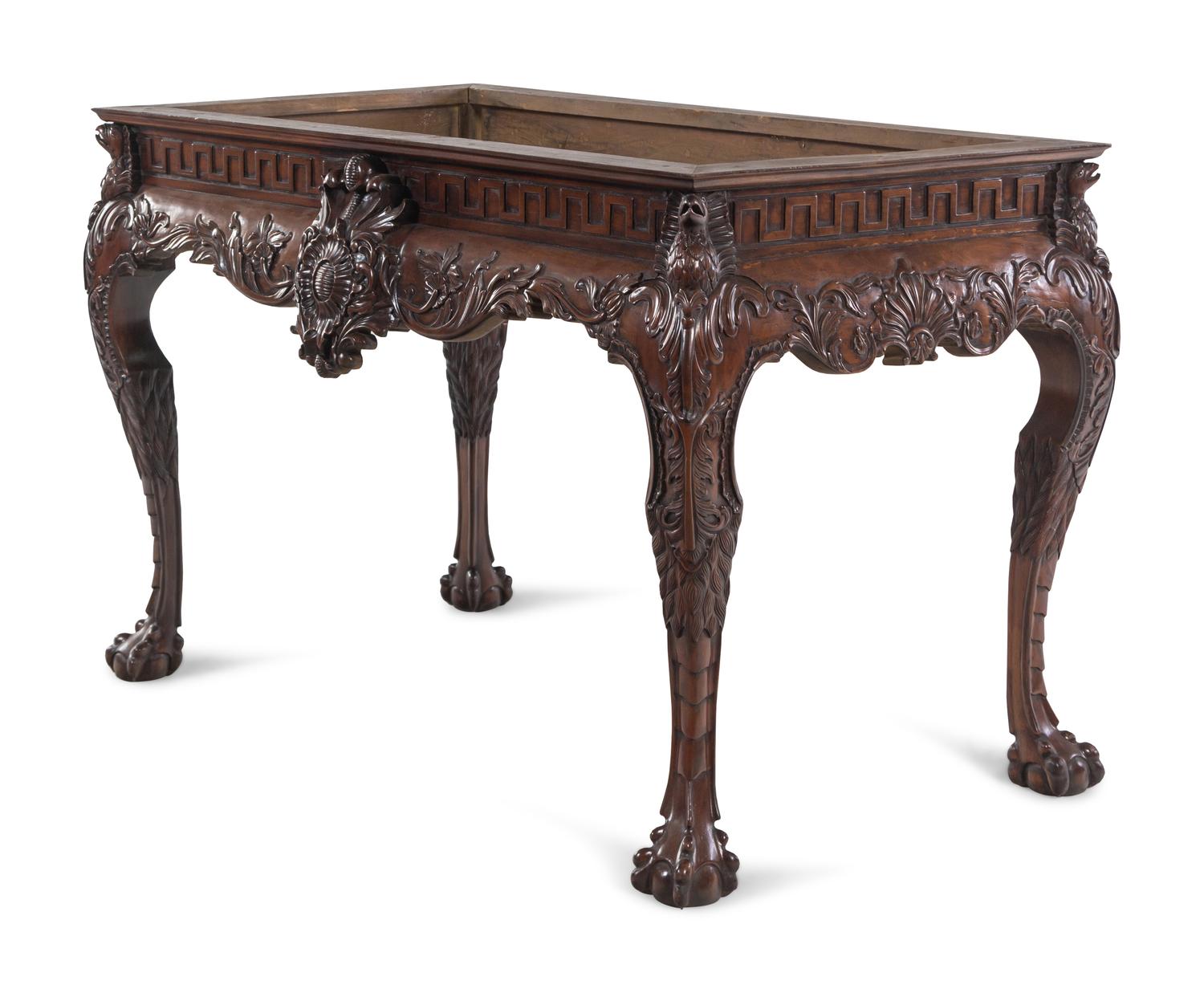 An Irish George III Style Mahogany Center Table