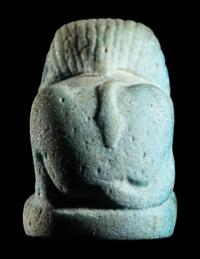 An Egyptian Faience Sphinx