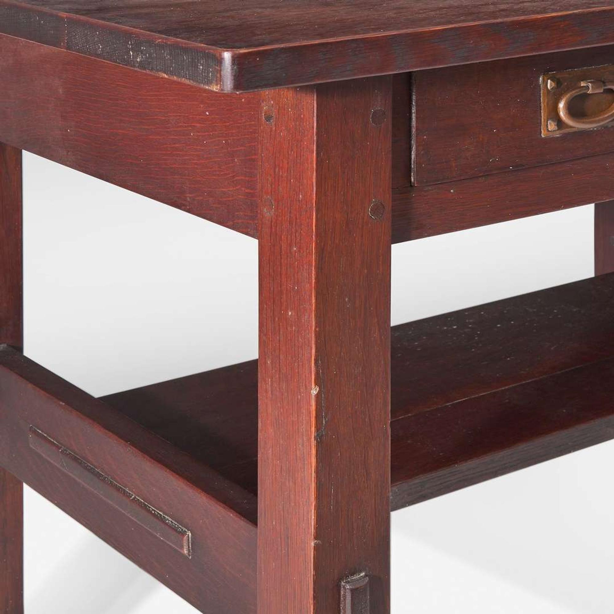 Gustav Stickley (American, 1858-1942) Desk, USA, circa 1902