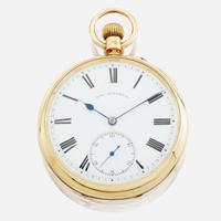 A gold pocket watch, Bahne Bonniksen "Non-Magnetic" No. 62873