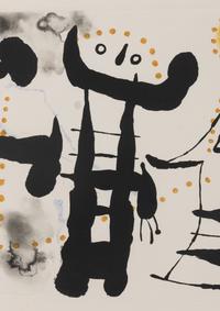 Joan Miró (Spanish, 1893-1983) — Les Philosophes II , 1958