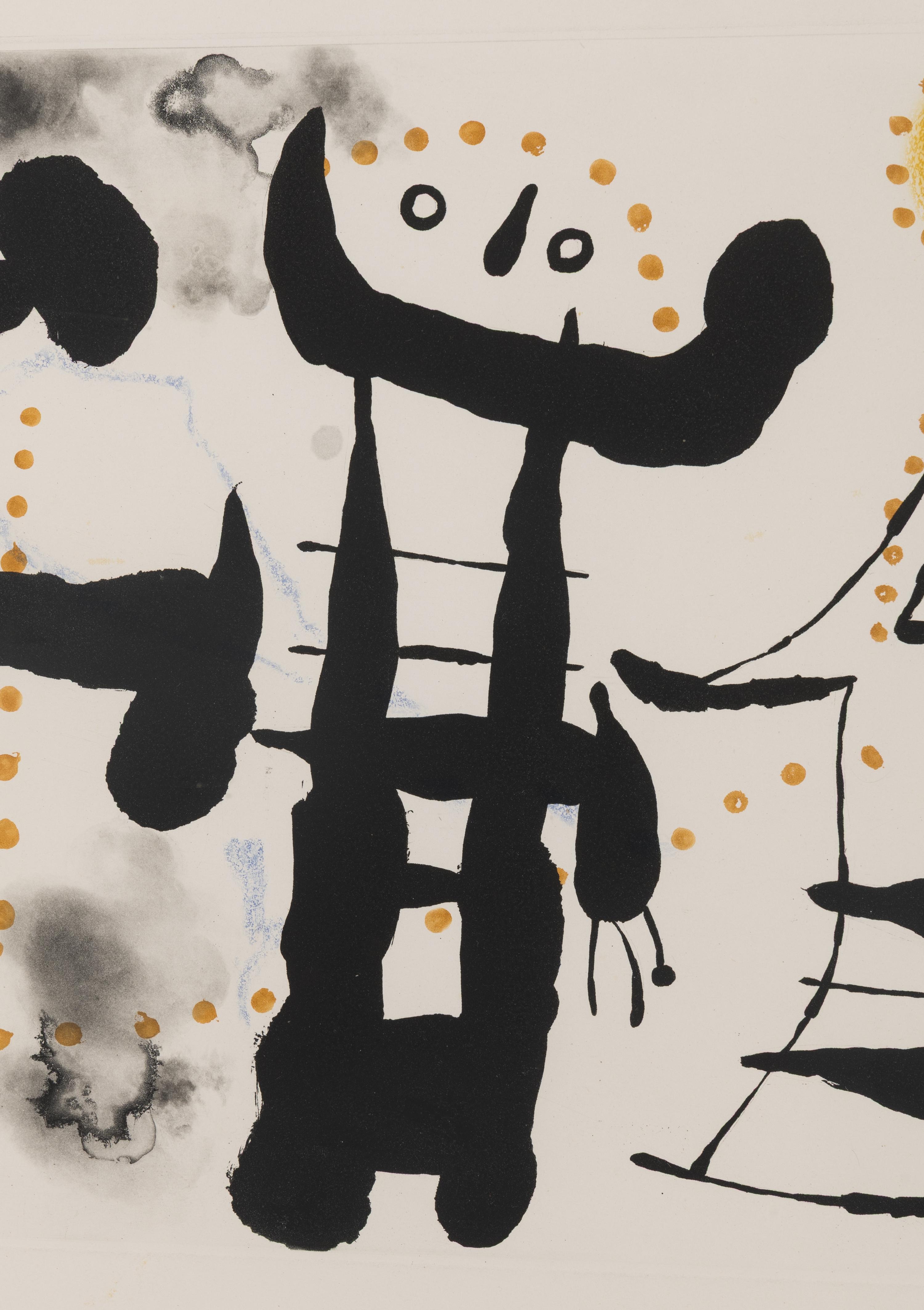 Joan Miró (Spanish, 1893-1983) — Les Philosophes II , 1958