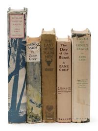 GREY, Zane (1875-1939). A group of 6 works, comprising: