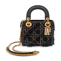 Christian Dior, Mini Lady Dior in Beaded Fringe Leather