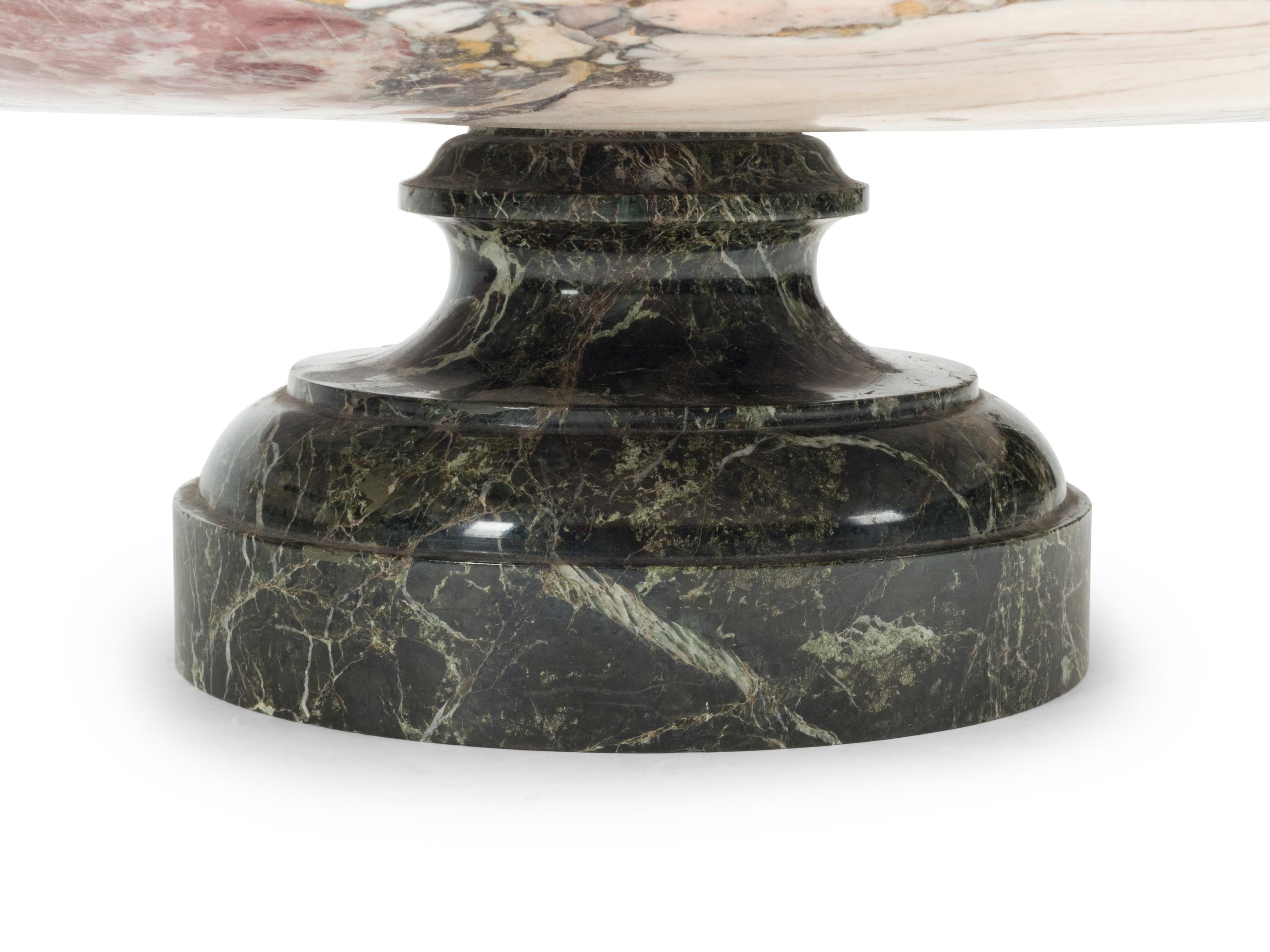 A Pair of Large Italian Marble Tazze