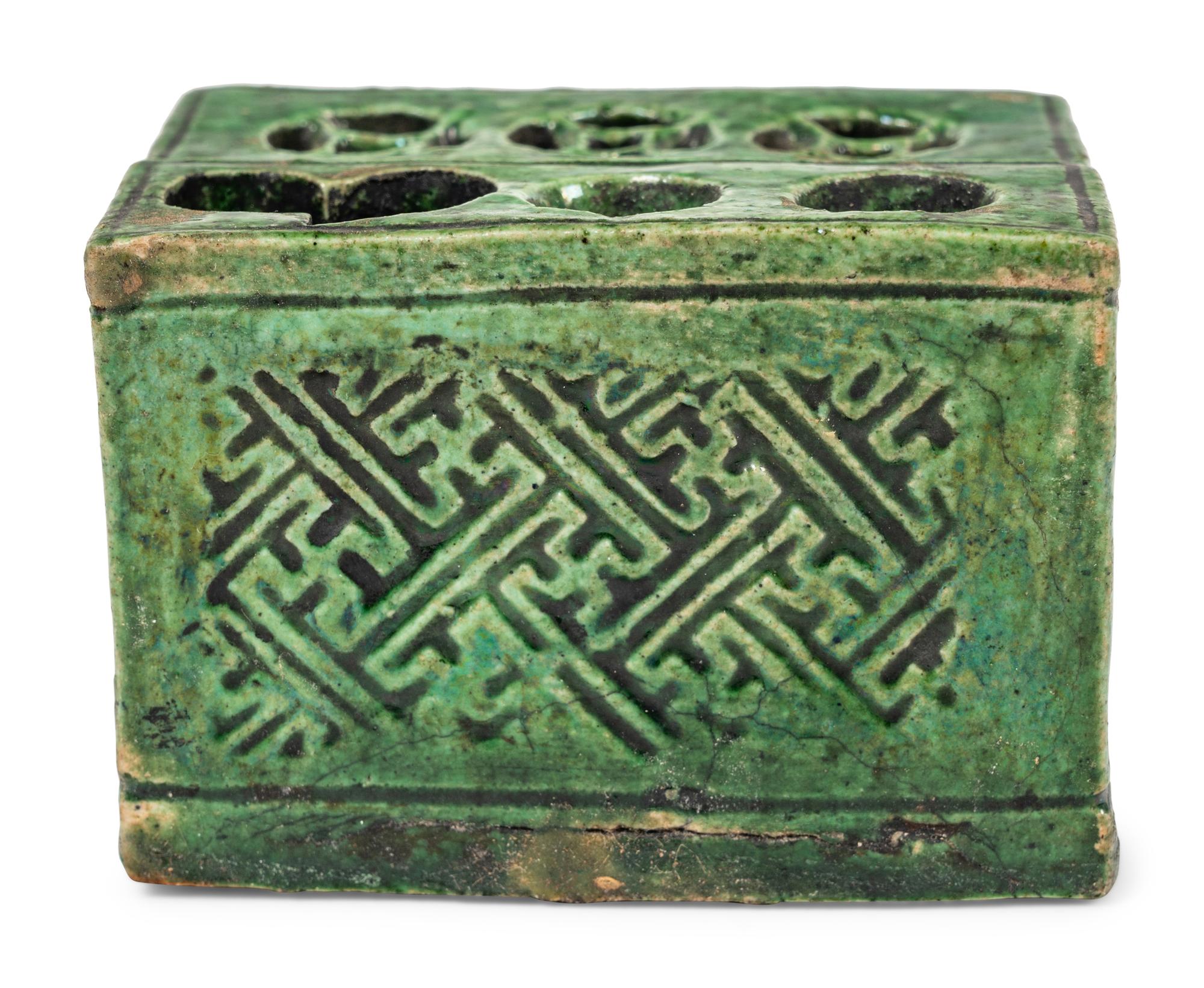 Six Chinese Porcelain Scholar's Objects