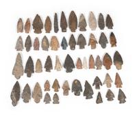 An Assortment of Flint Points and Blades