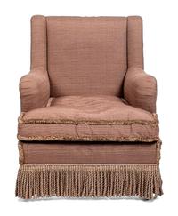 An English Upholstered Easy Chair