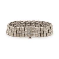 ROBERTO COIN, WHITE GOLD AND DIAMOND 'APPASSIONATA' BRACELET