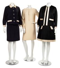 Two Geoffrey Beene Suits and One Dress, 1966