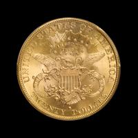 A United States 1892-S Liberty Head $20 Gold Coin