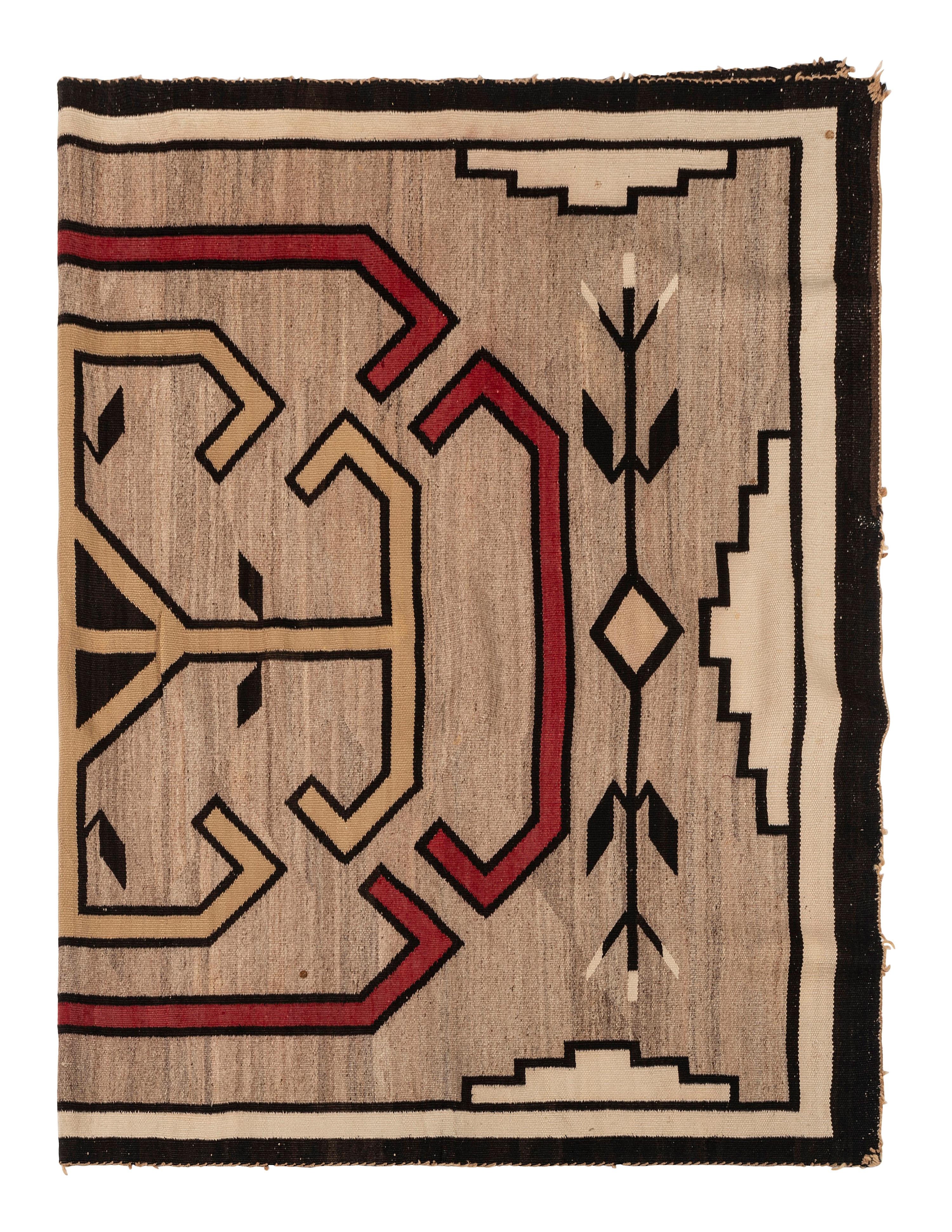 Navajo Crystal Pattern Weaving / Rug