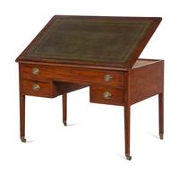 A George III Mahogany Architect's Desk