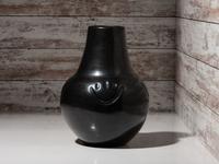 Blackware Pottery Jar, Lamp Base